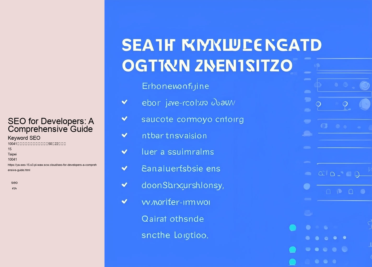 SEO for Developers: A Comprehensive Guide