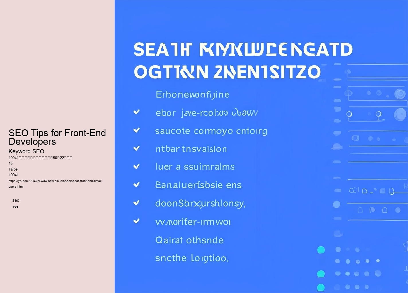 SEO Tips for Front-End Developers